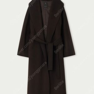 시에 하임 숄칼라 코트 브라운 맥시