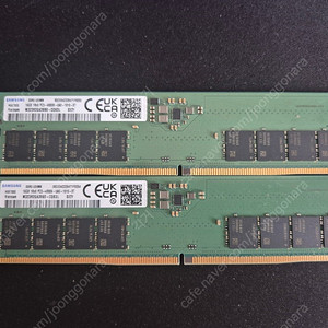 삼성 DDR5 16GB 램 두장