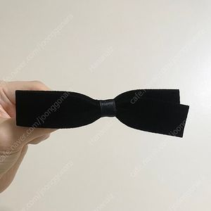 블랙 벨벳 리본 헤어핀 집게핀 2개 5천원