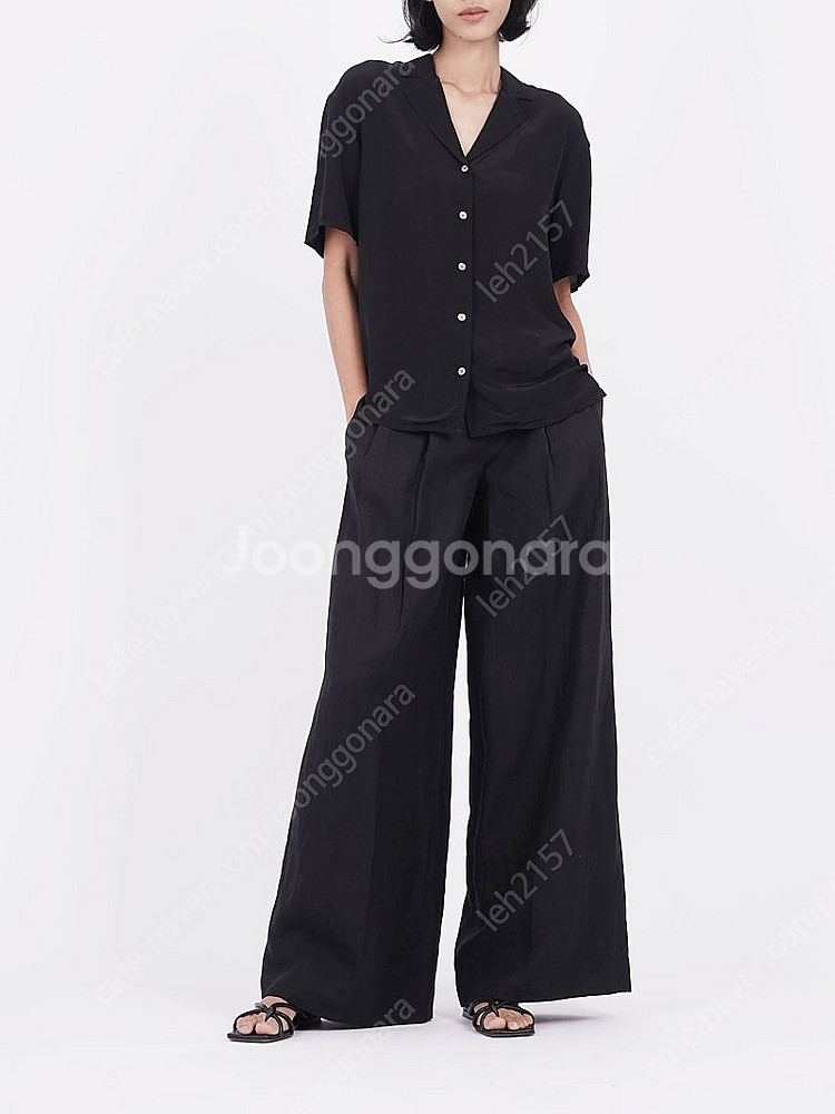 띠어리 galena linen pants 린넨 와이드 ...--0