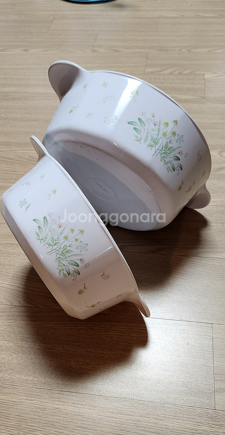 코닝웨어 허브냄비2종/미제 코닝웨어 양수냄비/2종일괄/...--6