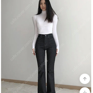 에이블리 부츠컷 청바지 S 흑청