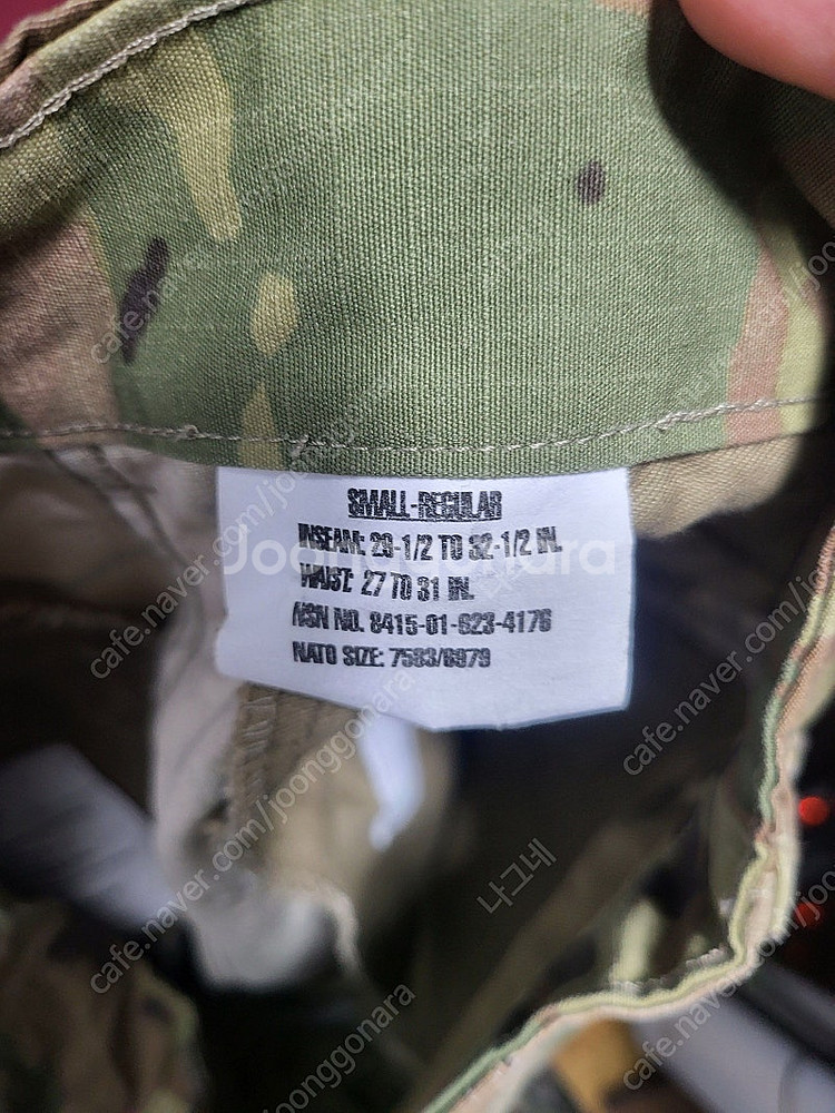 미군 지급용 오리지날 OCP 전투복 바지 스몰레귤러 ~...--2