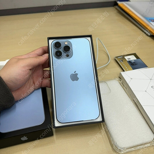 정상작동 풀박스 아이폰13pro 시에라블루 128GB 공기계
