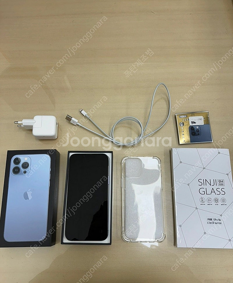 정상작동 풀박스 아이폰13pro 시에라블루 128GB ...--1