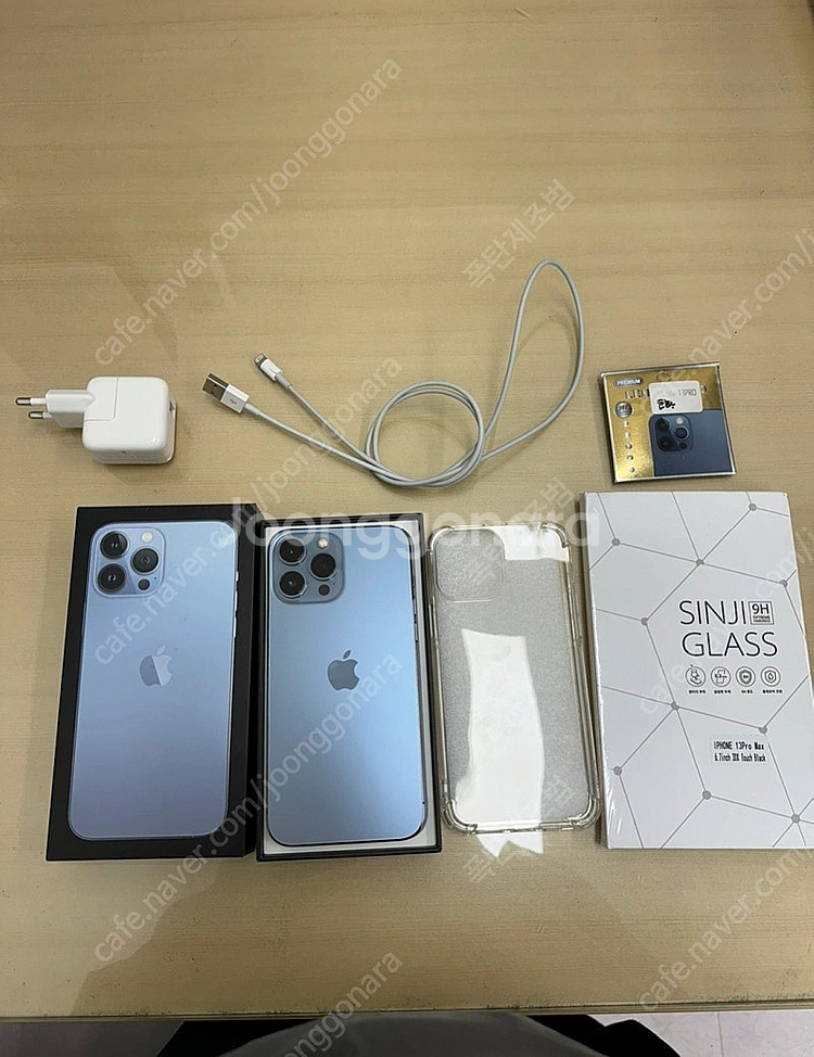 정상작동 풀박스 아이폰13pro 시에라블루 128GB ...--2