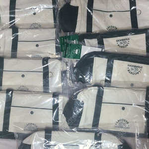 스타벅스 프리퀀시 라코스테 멀티플백(그린)