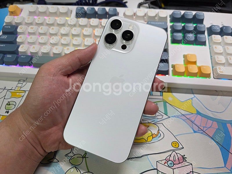아이폰 16프로맥스 화이트티타늄 256GB 애플케어플러...--3