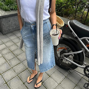 식스앤어하프 스커트L
