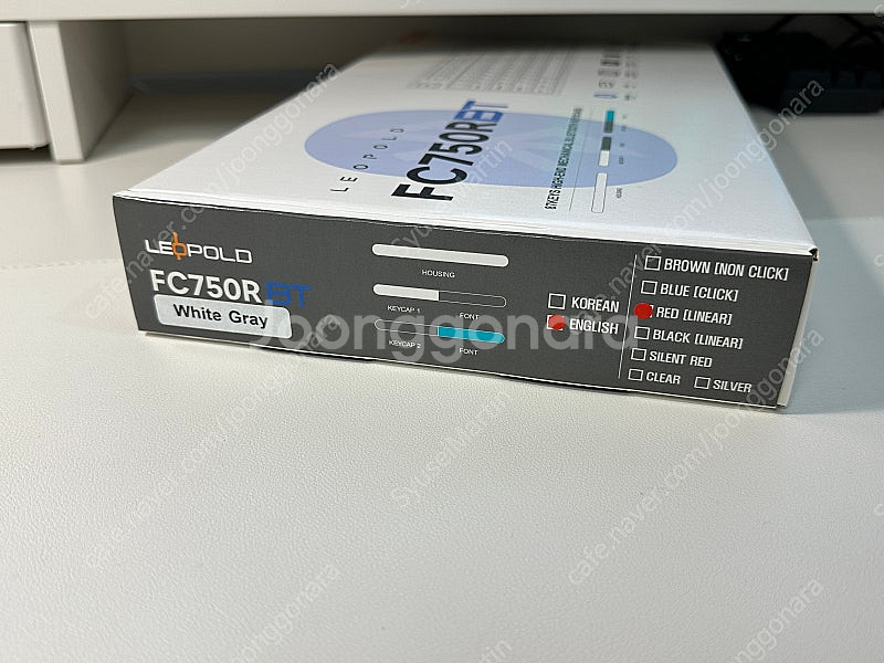 레오폴드 FC750RBT 화이트그레이 리니어 적축 기계...--2