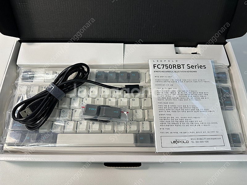 레오폴드 FC750RBT 화이트그레이 리니어 적축 기계...--3