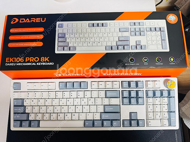 다얼유 EK106PRO 8K 유선 기계식 게이밍 키보드...--0