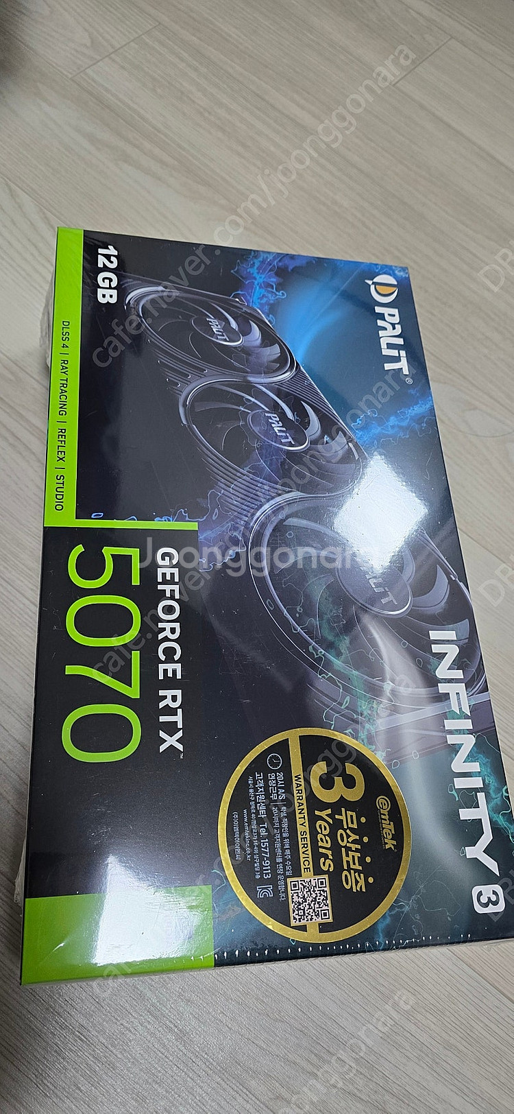 PALIT 지포스 RTX 5070 Infinity 3 D7 12GB 이엠텍 미개봉 판매합니다--0
