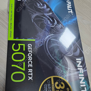 PALIT 지포스 RTX 5070 Infinity 3 D7 12GB 이엠텍 미개봉 판매합니다