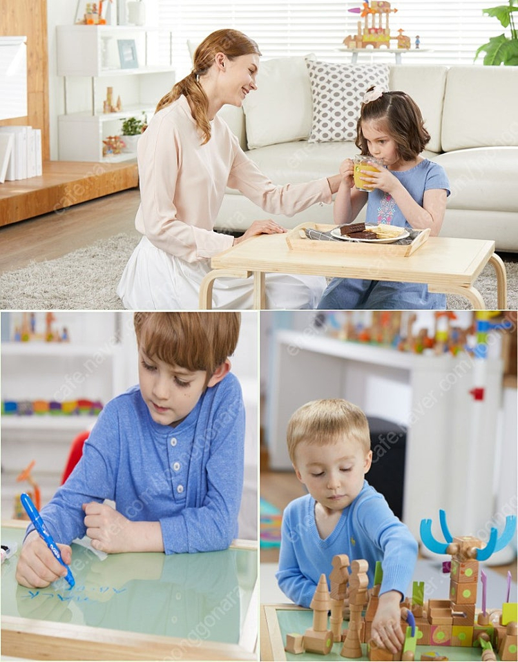 어린이집쌤 추천! 75%할인 세이프에듀 유아 돌 두돌 아기 자석 원목 좌식 미술 5세 책상 의자 세트 소파 쇼파 테... 이미지