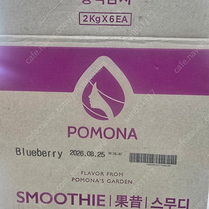 블루베리 음료베이스