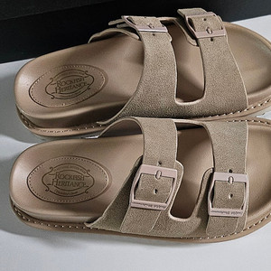 락피쉬웨더웨어 스트랩 슬리퍼 - 베이지 240 LEATHER TWO BAND SLIPPERS