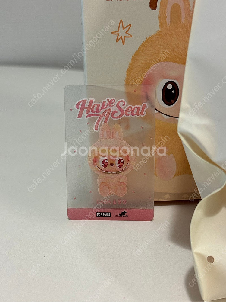 정품 팝마트 라부부 나랑놀자 키링--1