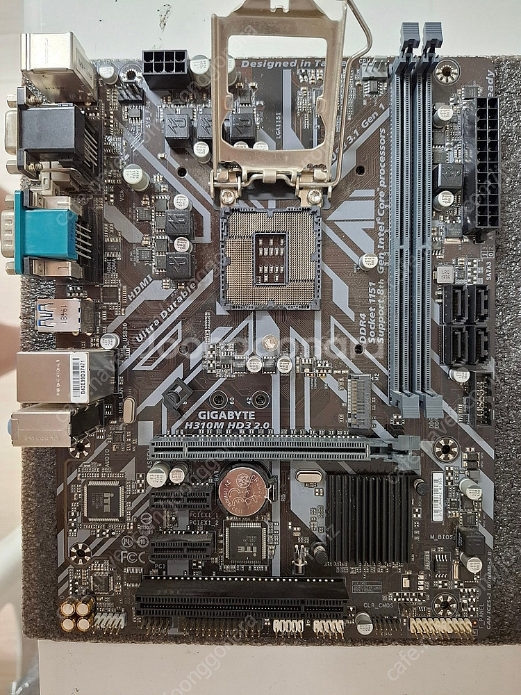 h310m 메인보드 2장 (고장,부품용)--0