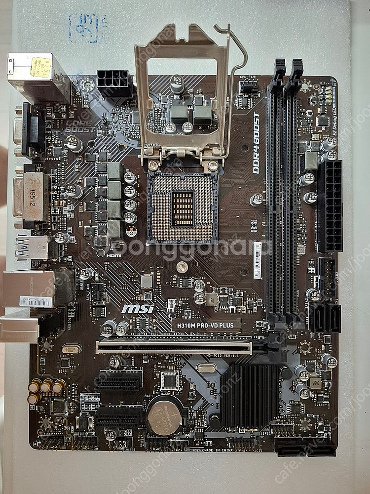 h310m 메인보드 2장 (고장,부품용)--2