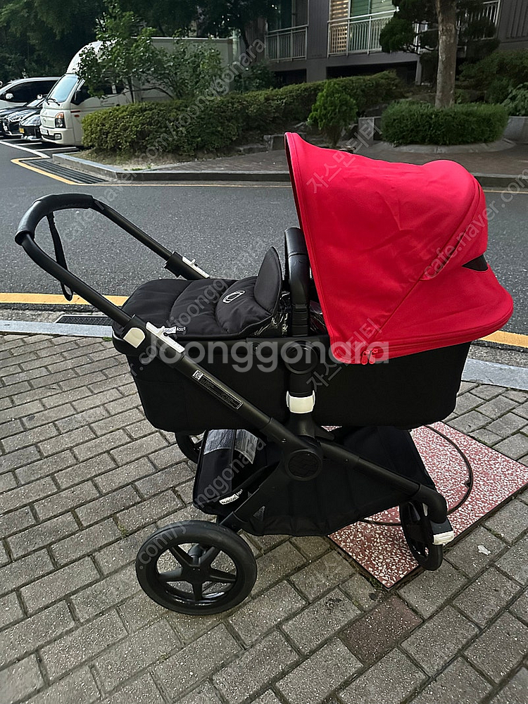 부가부유모차 썬캐노피, 파 라솔, 스낵트레이 (비/ 폭스)--5