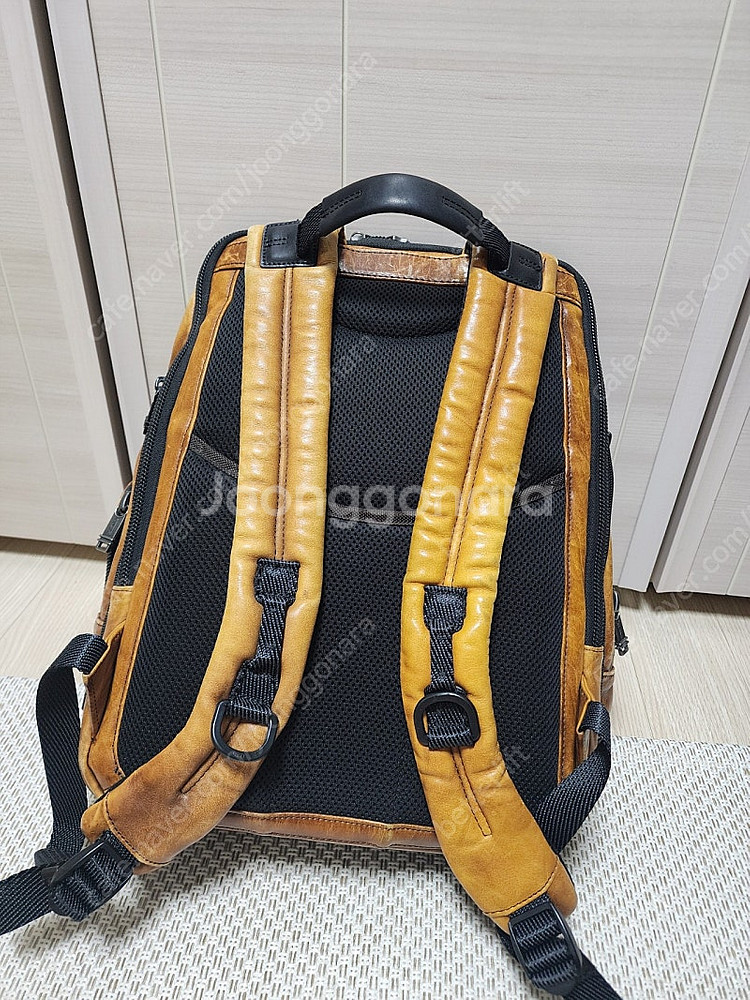 (정품) 투미 알파브라보 녹스 가죽 백팩 브라운--1