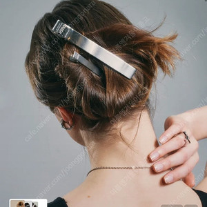 센티멍 No.353 실버 헤어핀 2set XXL 푸쉬핀 클립