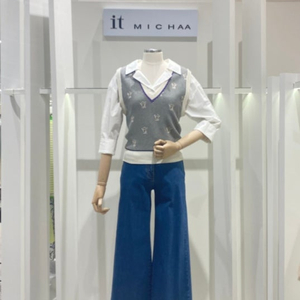 잇미샤 자카드 니트 베스트 66 / 랑방 마인 오브제 타임 럭키슈에뜨 산드로 마쥬 오르 시에 시스템