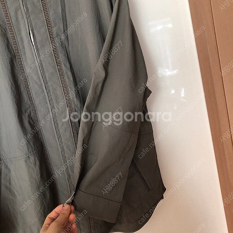 헤지스 레이디스 벌룬 펀칭 바스락 여성 야상 경량 사파...--5