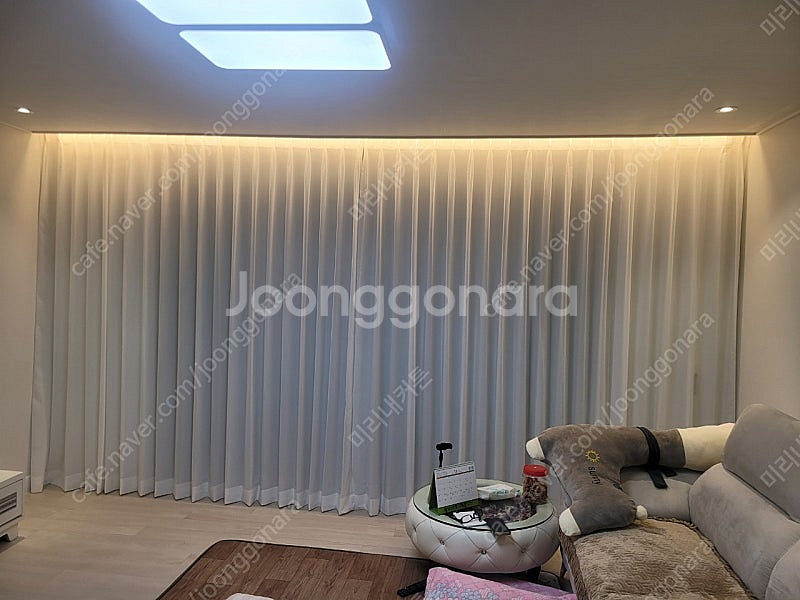 세일상품)))차르르 쉬폰커튼 300*230 새상품--4