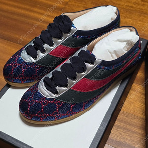 정품 Gucci 구찌 파라체르 루렉스 스니커즈 36.5 새상품