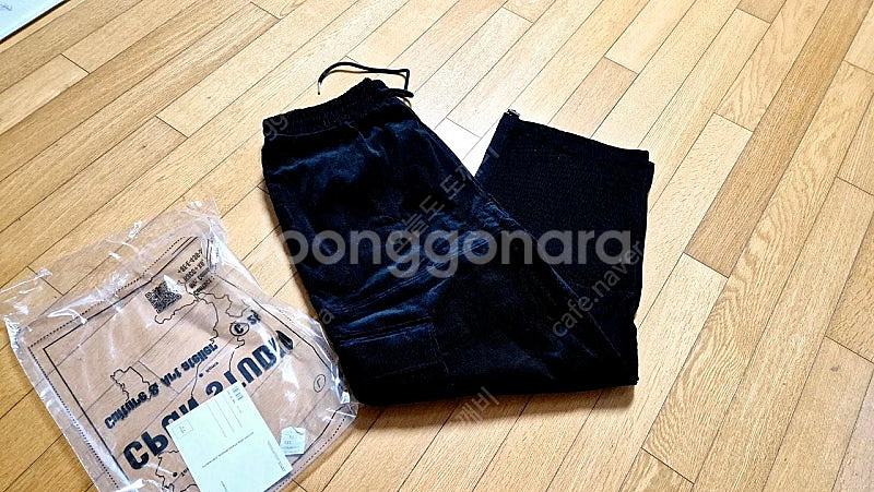(무신사-꼼파뇨75kg)코듀로이 와이드팬츠 남성바지--3