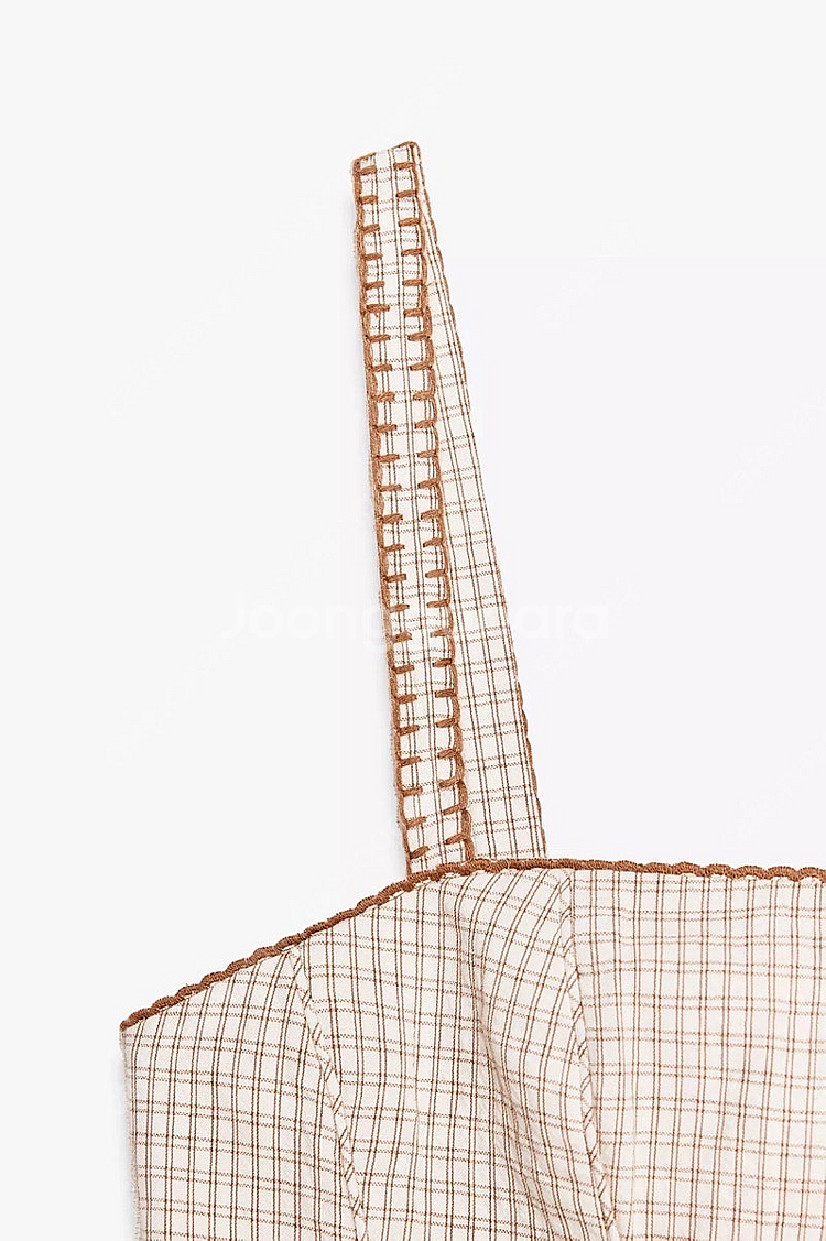 zara 자라 프릴 체크 탑 55900-29900 택있...--6