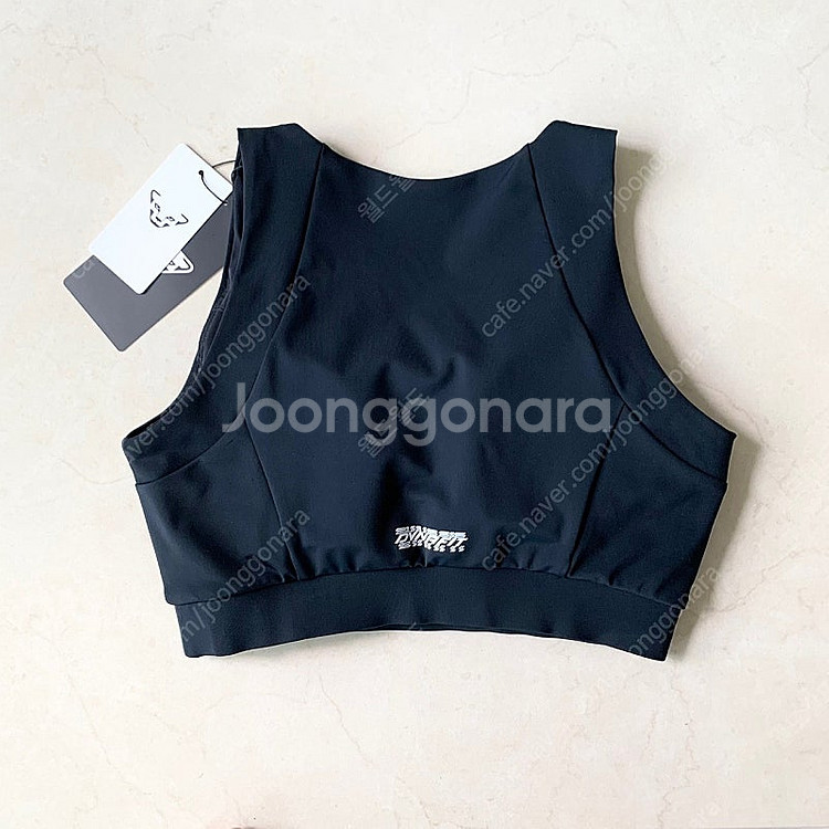 (새상품) 다이나핏 아이코닉 2.0 브라탑 스포츠 브라 블랙--5