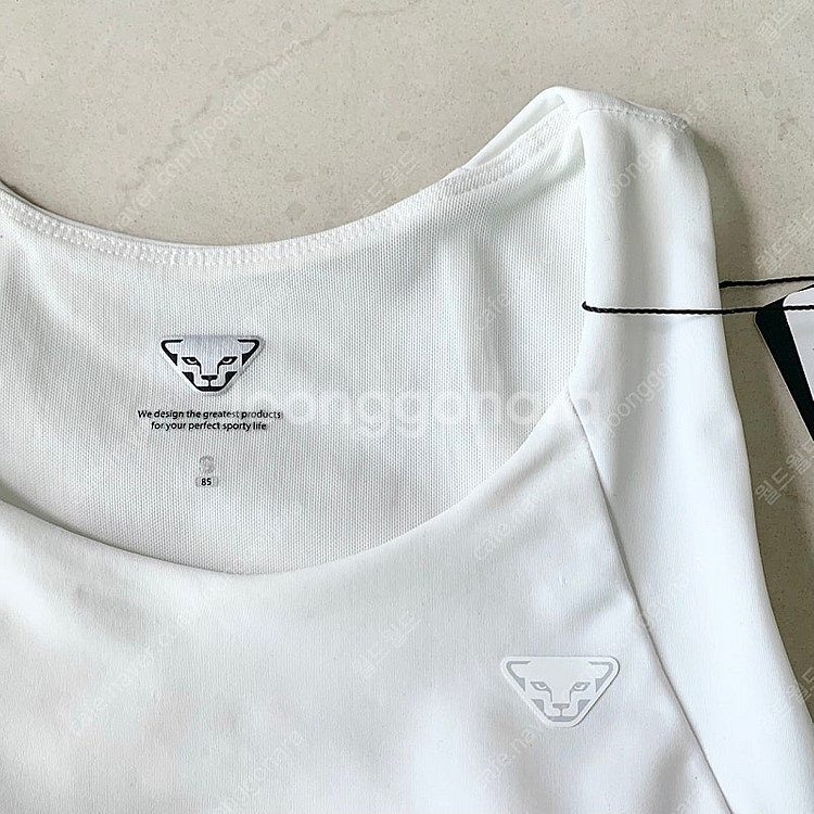 (새상품) 다이나핏 아이코닉 2.0 브라탑 스포츠 브라 오프화이트--3