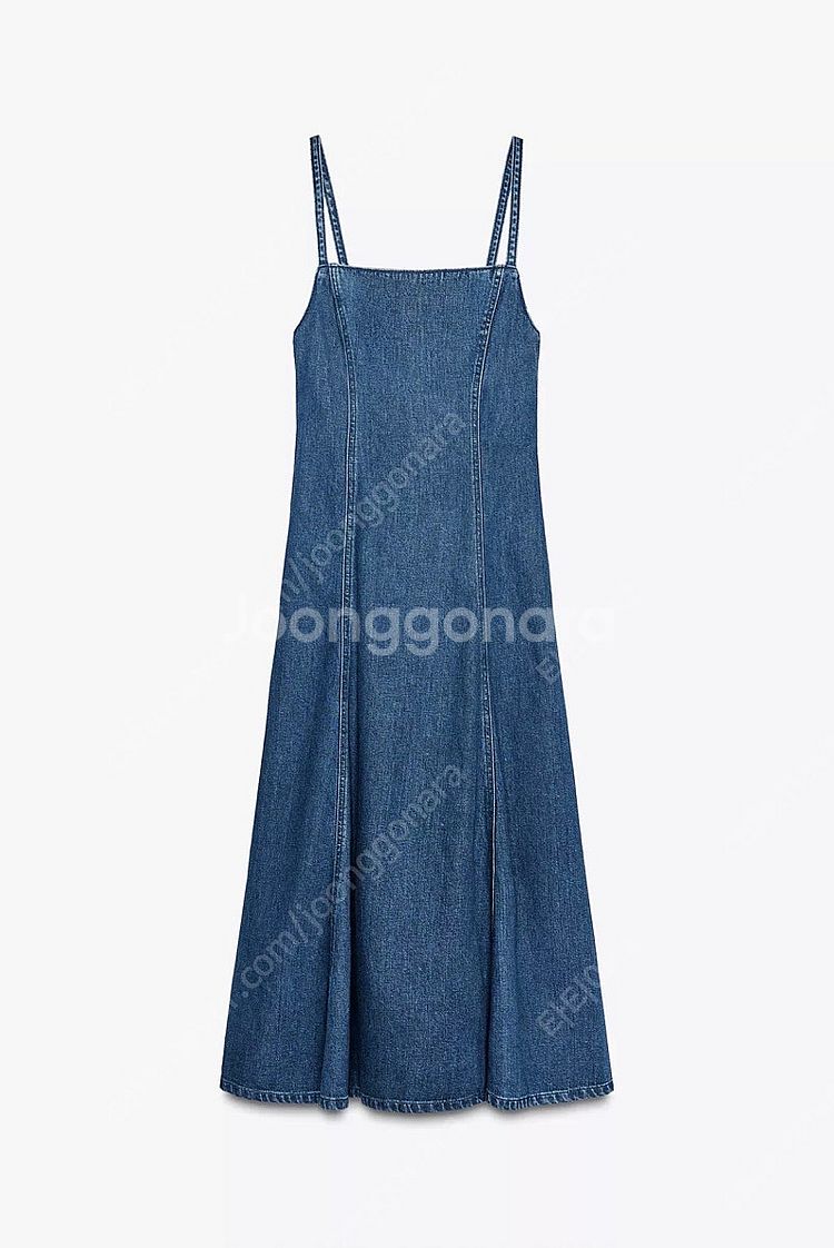 zara 자라 데님 미디 원피스 택있는 미착용 새상품--3