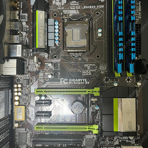 기가바이트 b85 하스웰 메인보드+ 지스킬 램 판매