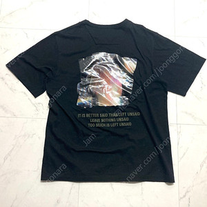 (거의 새것)준지 18ss 프린팅 반팔티 105-110