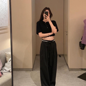 르플레인 leplein 프리미엄 블랙 슬랙스 Short S