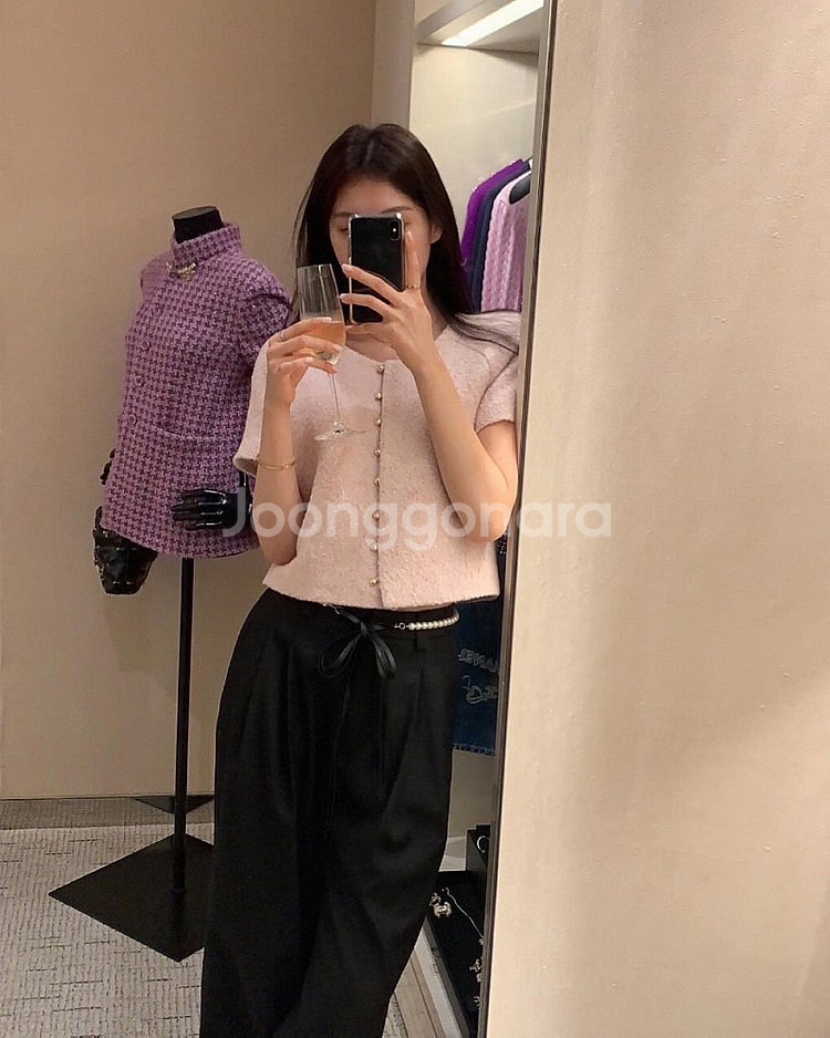 르플레인 leplein 프리미엄 블랙 슬랙스 Short...--2