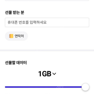 SKT 데이터 2기가 판매
