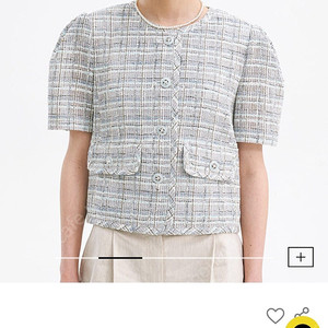 올리브데올리브 여름 트위드 자켓