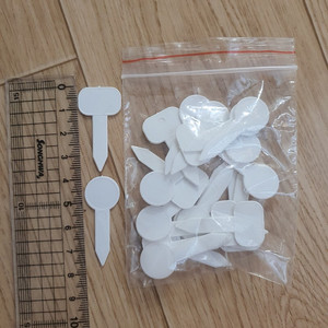 우편가능/다육이 화분 식물 미니 이름표 라벨 23개들이 한봉 900원