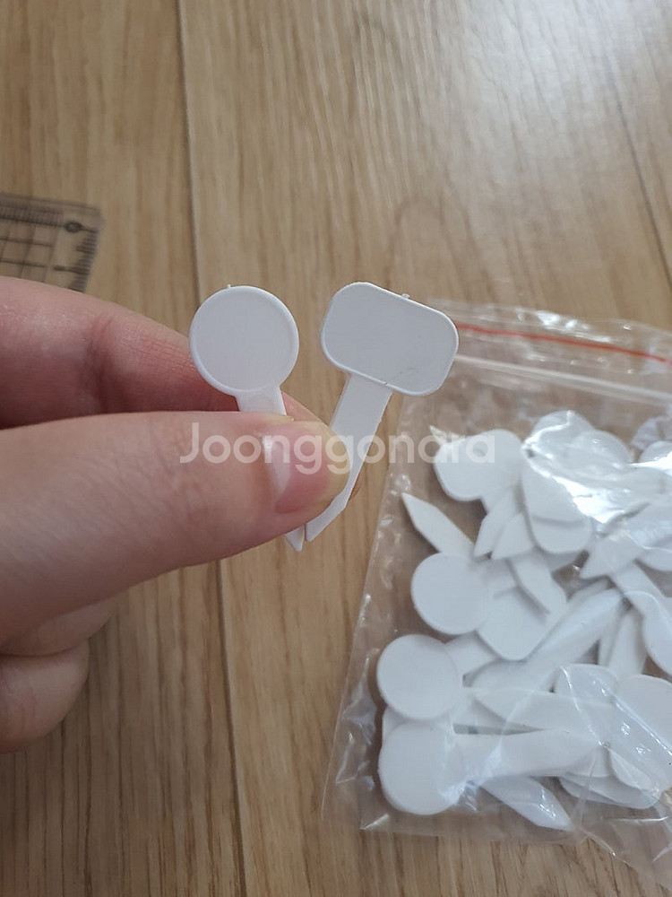 우편가능/다육이 화분 식물 미니 이름표 라벨 23개들이 한봉 900원--1