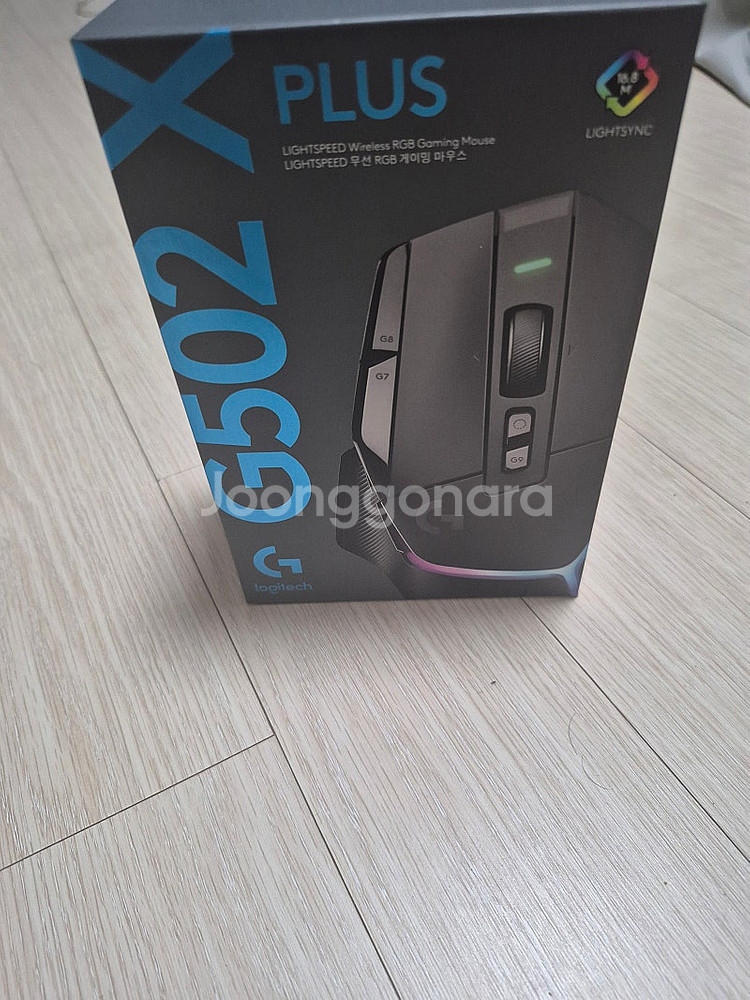 로지텍 G502X PLUS 마우스, 충전독세트팝니다--0