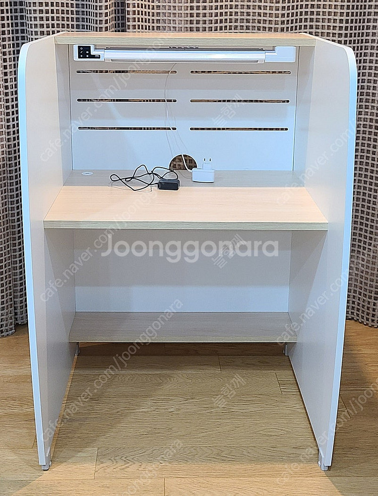 리바트 독서실 책상 (LED + USB 단자)--0