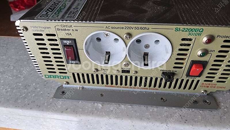 다르다 인버터 24v 3kw, 계단파--2