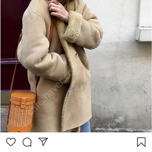 산드로 차정원 무스탕 2사이즈