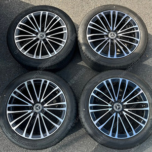 벤츠 w223 S350d E클 가능 19인치 휠타이어 판매 새제품 