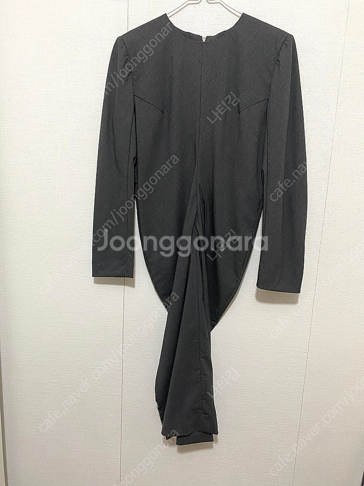 G보티첼리 모직 셔링 원피스--0